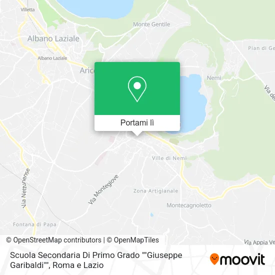 Mappa Scuola Secondaria Di Primo Grado ""Giuseppe Garibaldi""