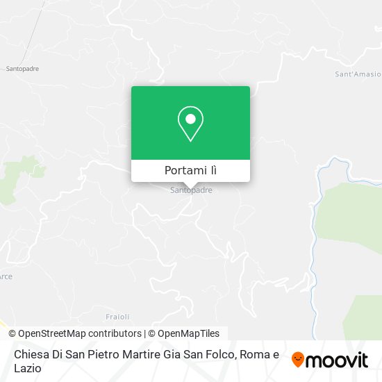 Mappa Chiesa Di San Pietro Martire Gia San Folco