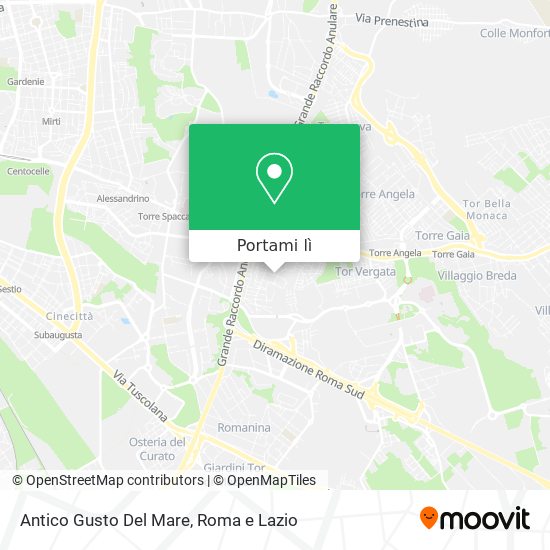 Mappa Antico Gusto Del Mare