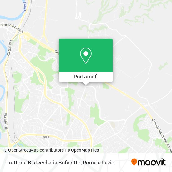 Mappa Trattoria Bisteccheria Bufalotto