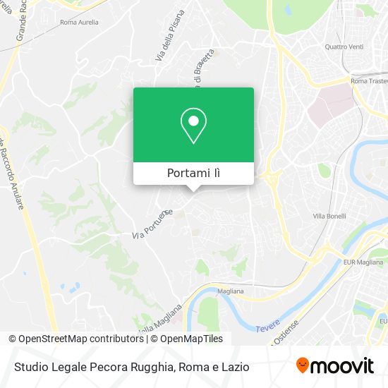 Mappa Studio Legale Pecora Rugghia