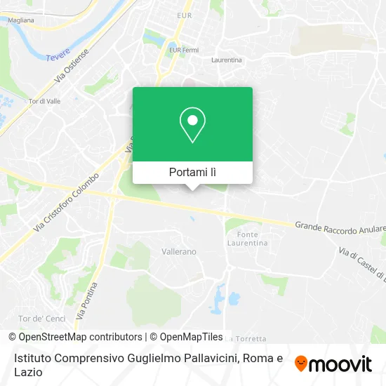 Mappa Istituto Comprensivo Guglielmo Pallavicini