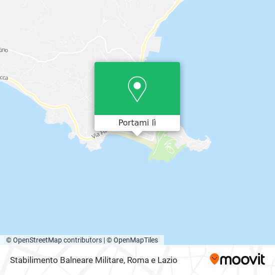 Mappa Stabilimento Balneare Militare