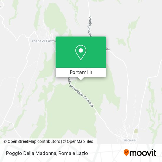 Mappa Poggio Della Madonna