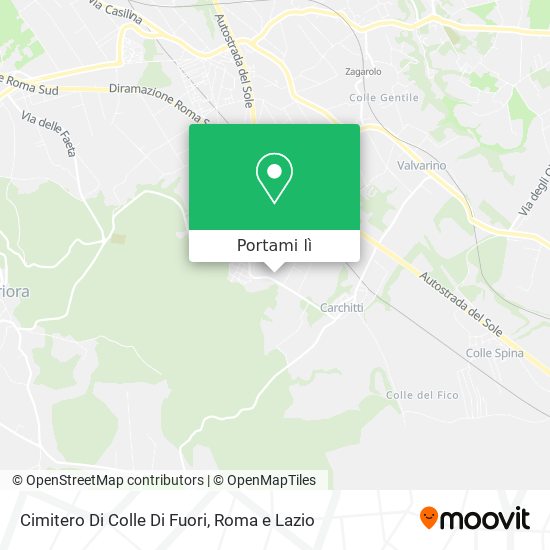 Mappa Cimitero Di Colle Di Fuori