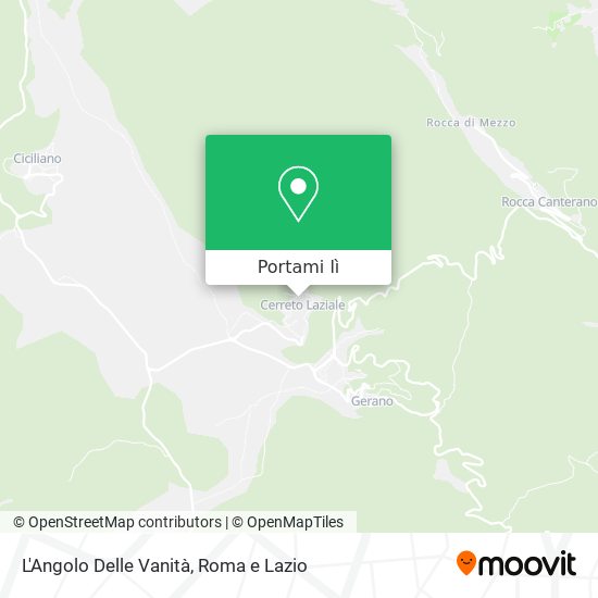 Mappa L'Angolo Delle Vanità