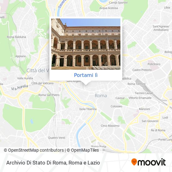 Mappa Archivio Di Stato Di Roma