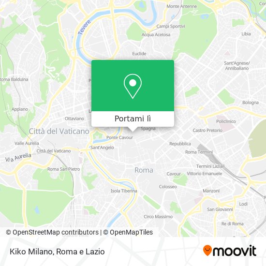 Mappa Kiko Milano