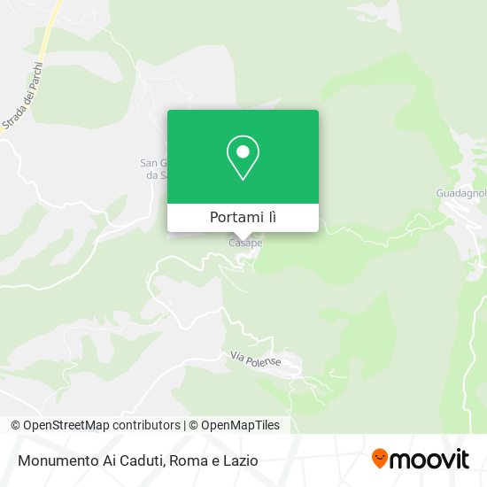 Mappa Monumento Ai Caduti