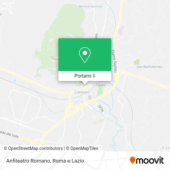 Mappa Anfiteatro Romano