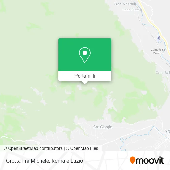 Mappa Grotta Fra Michele
