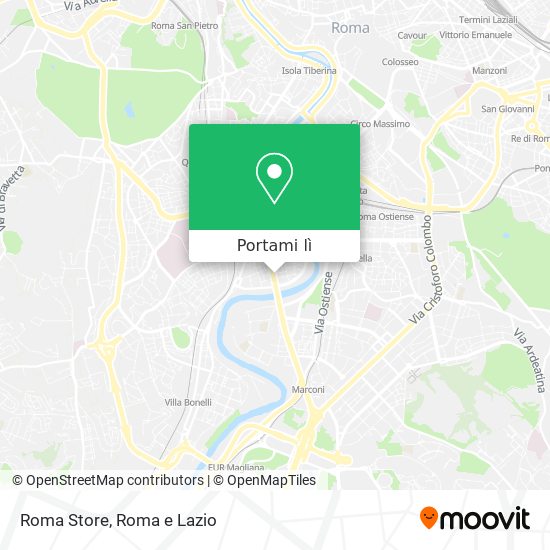 Mappa Roma Store