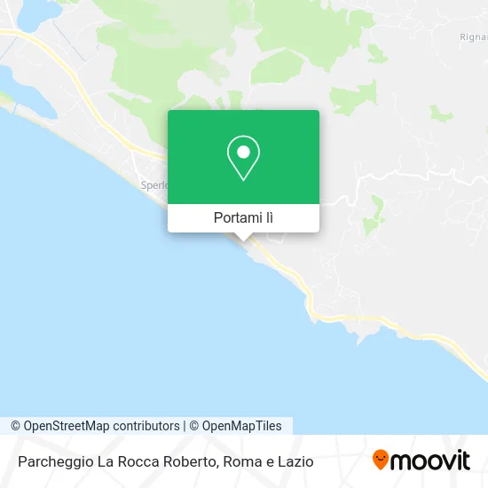 Mappa Parcheggio La Rocca Roberto