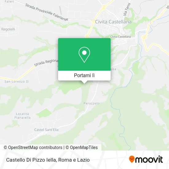 Mappa Castello Di Pizzo Iella