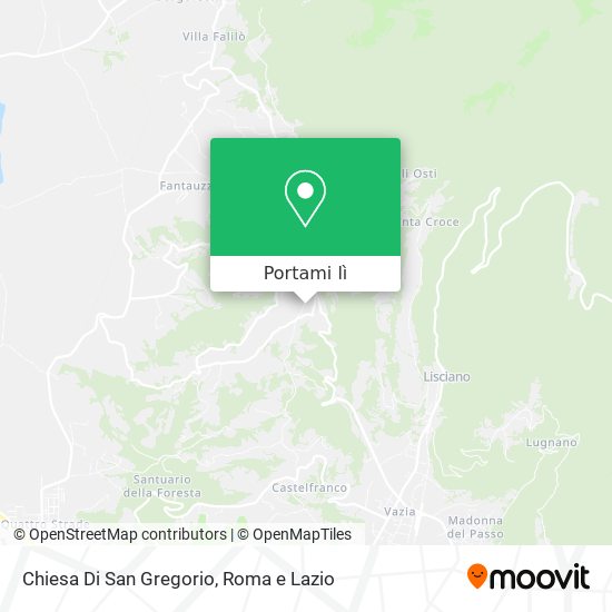 Mappa Chiesa Di San Gregorio