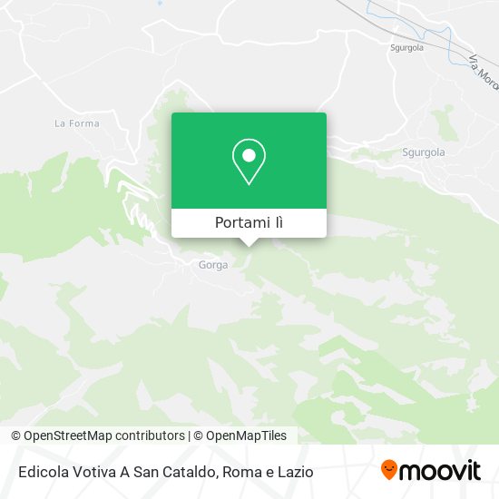 Mappa Edicola Votiva A San Cataldo