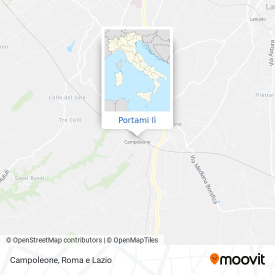 Mappa Campoleone