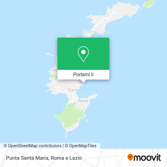 Mappa Punta Santa Maria