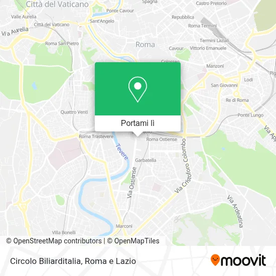 Mappa Circolo Biliarditalia