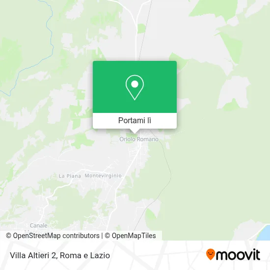 Mappa Villa Altieri 2