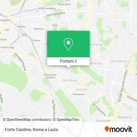 Mappa Forte Casilina