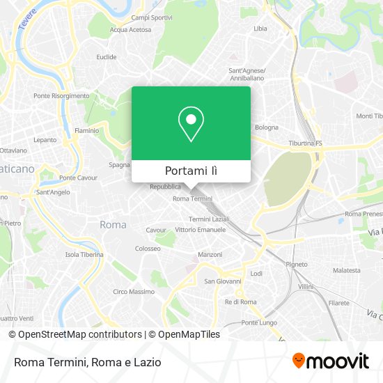 Mappa Roma Termini