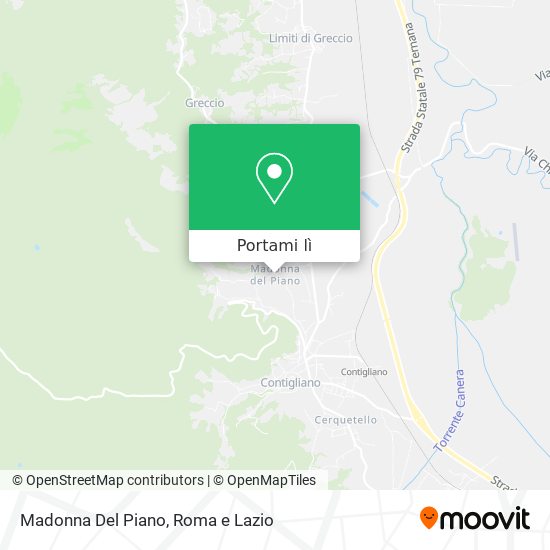 Mappa Madonna Del Piano