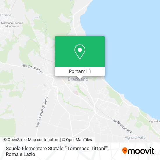 Mappa Scuola Elementare Statale ""Tommaso Tittoni""