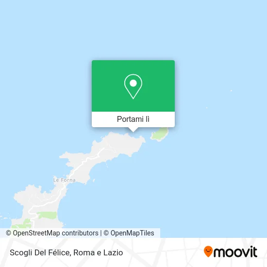 Mappa Scogli Del Félice