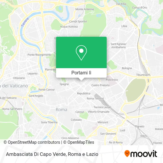 Mappa Ambasciata Di Capo Verde