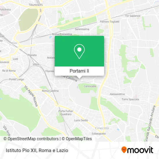 Mappa Istituto Pio XII