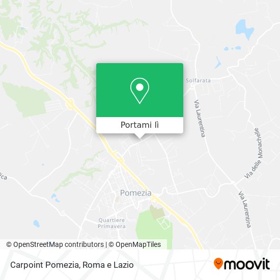 Mappa Carpoint Pomezia