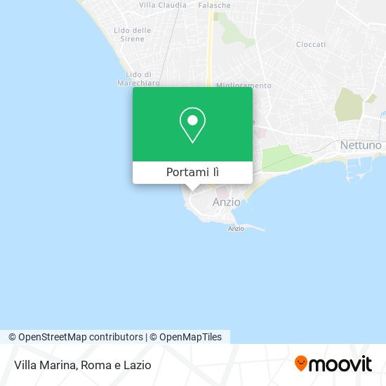 Mappa Villa Marina