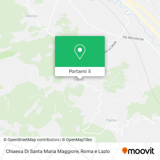 Mappa Chiaesa Di Santa Maria Maggiore