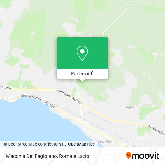 Mappa Macchia Del Fagiolano