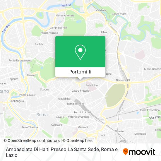 Mappa Ambasciata Di Haiti Presso La Santa Sede