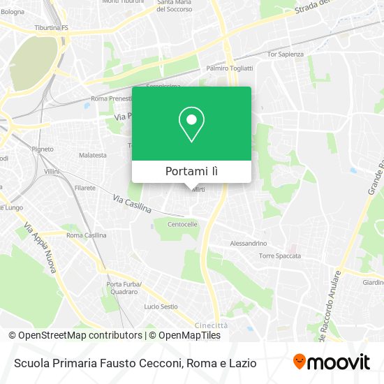 Mappa Scuola Primaria Fausto Cecconi