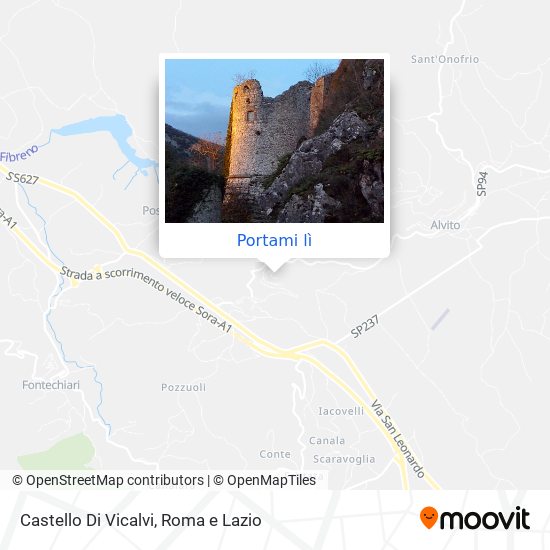 Mappa Castello Di Vicalvi