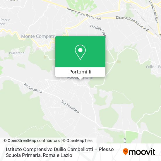 Mappa Istituto Comprensivo Duilio Cambellotti – Plesso Scuola Primaria