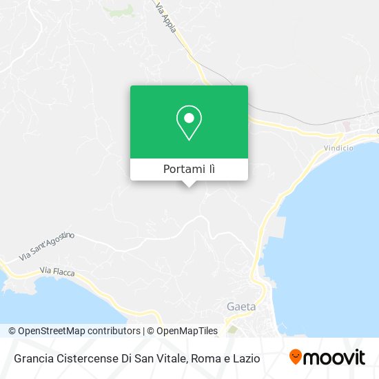 Mappa Grancia Cistercense Di San Vitale
