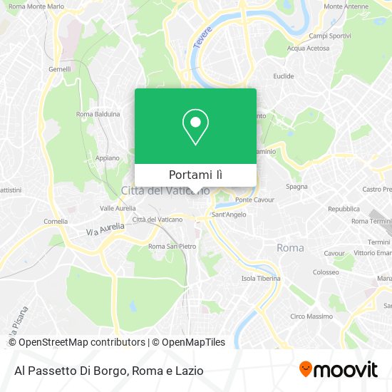 Mappa Al Passetto Di Borgo