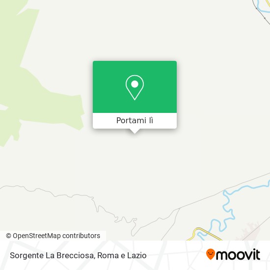 Mappa Sorgente La Brecciosa
