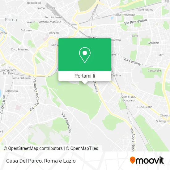 Mappa Casa Del Parco