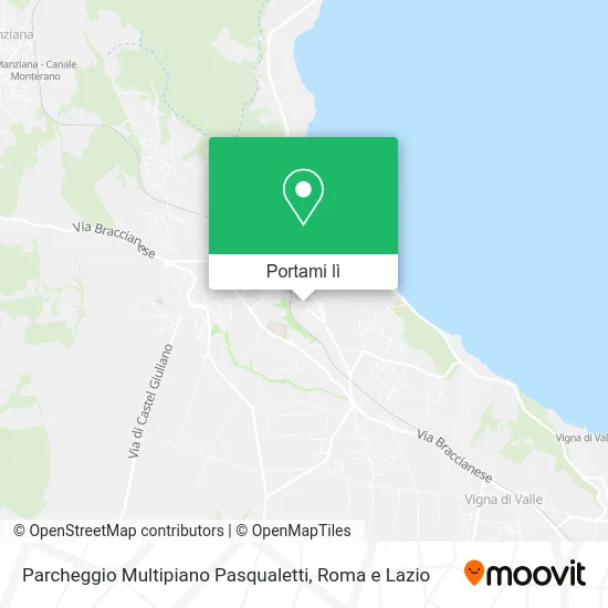 Mappa Parcheggio Multipiano Pasqualetti