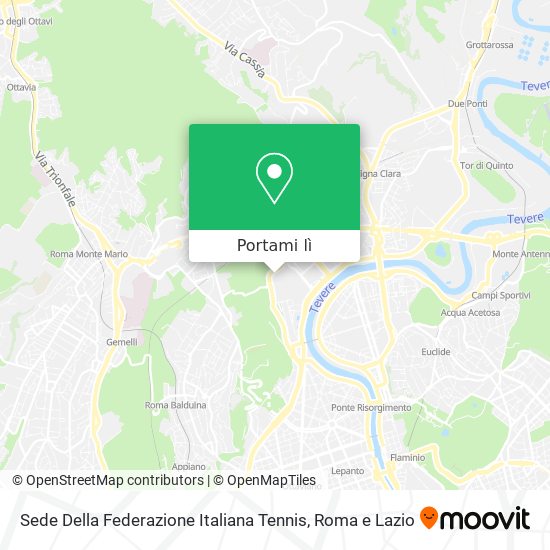 Mappa Sede Della Federazione Italiana Tennis