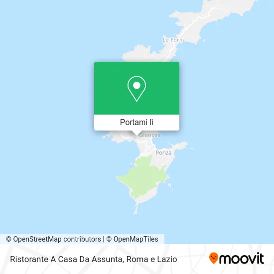 Mappa Ristorante A Casa Da Assunta