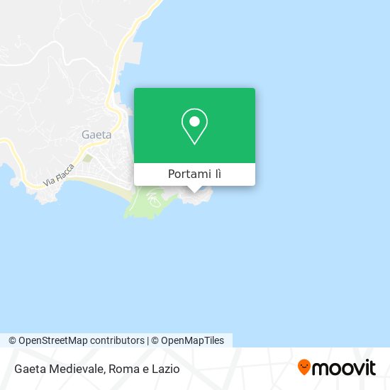 Mappa Gaeta Medievale