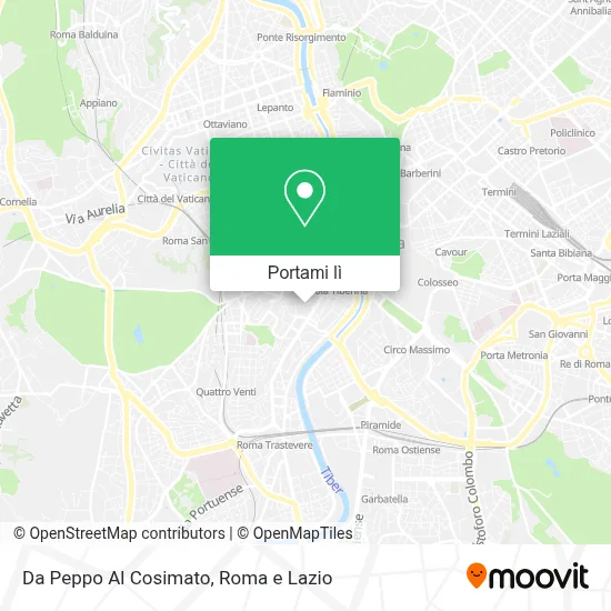 Mappa Da Peppo Al Cosimato