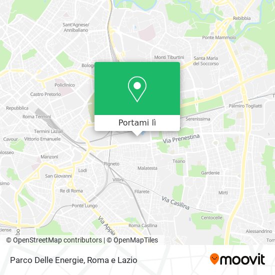 Mappa Parco Delle Energie