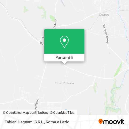 Mappa Fabiani Legnami S.R.L.